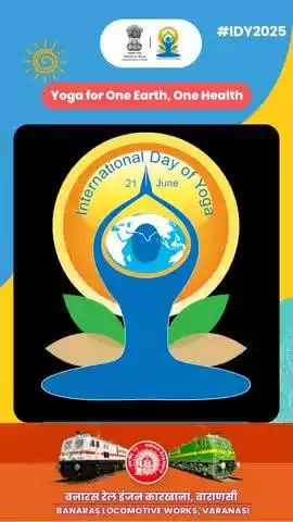 “योगः कर्मसु कौशलम्, योगेन लोककल्याणम्।”
#IDY2025
#YogaDay2025
#YogaForOneEarthOneHealth
#moayush 
#railminindia