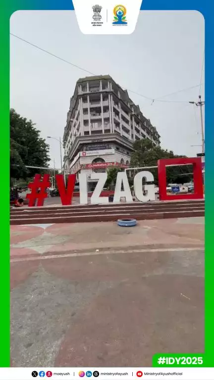 Only two days to go, Vizag is Yoga-Ready !