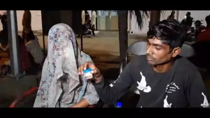 हरदोई: हरियावां के देवरिया प्रसिद्ध नगर गांव में पति रामखेलावन ने पत्नी पूजा देवी के प्रेम प्रसंग से नाराज होकर उसकी नाक काटी