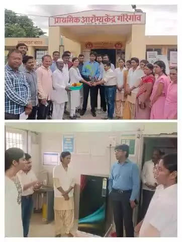 हिंगोली: (दि.१८ जून) रोजी  जिल्हाधिकारी राहूल गुप्ता यांनी आरोग्यवर्धिनी केंद्र गोरेगांव येथे भेट देत आरोग्य सेवेचा आढावा घेतला