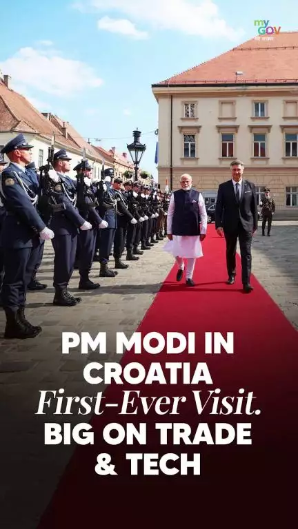 A historic first!

PM Modi, visit to Croatia, pledges to boost ties 3x as both leaders begin their 3rd terms.