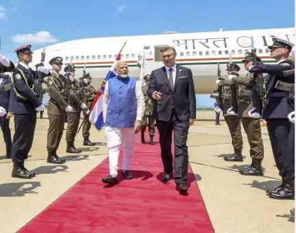 पीएम मोदी के स्वागत में क्रोएशियाई छात्र-छात्राओं ने गाया भारतीय गीत, वीडियो आया सामने