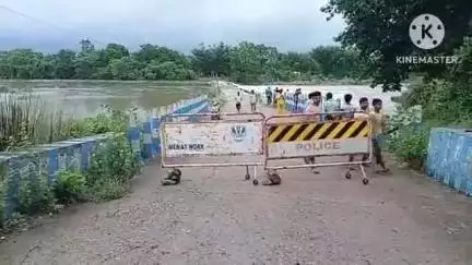 বাঁকুড়া ১: মানকানালী সেতু দুই দিনের প্রবল বর্ষণের ফলে জলের তলায় যার ফলে সমস্যায় একাধিক গ্রামের মানুষ #jansamasya