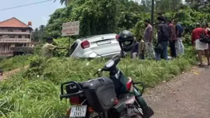 ಪುತ್ತೂರು: ಬನ್ನೂರಲ್ಲಿ ಚಾಲಕನ ನಿಯಂತ್ರಣ ತಪ್ಪಿ ಕಾರು ಪಲ್ಟಿ