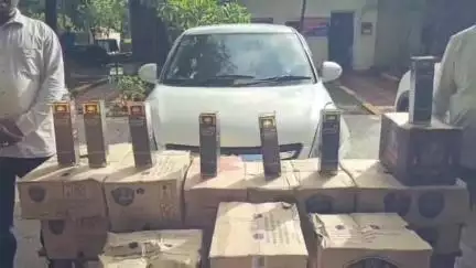 चंदगड: मोटनवाडी फाटा ते पाटणे फाटा जंगमहट्टी मार्गावर गोवा बनावटीच्या दारूची वाहतूक करणारा जेरबंद; ७.३४ लाखांचा मुद्देमाल जप्त