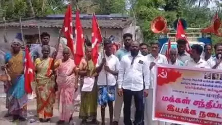 பண்ருட்டி: மக்கள் நல கோரிக்கையை வலியுறுத்தி சித்தரசூரில் CPI(M) சார்பில் மக்கள் சந்திப்பு பிரச்சார இயக்கம்