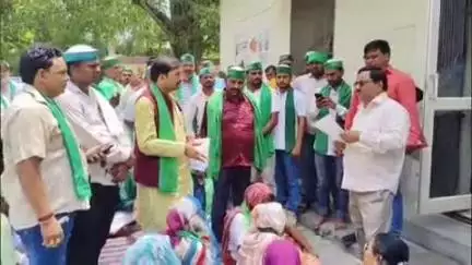 बुलंदशहर: बाईपास स्थित हाइडल कॉलोनी में मुख्य अभियंता कार्यालय पर भाकियू महाशक्ति की पंचायत, ज्ञापन सौंपा गया