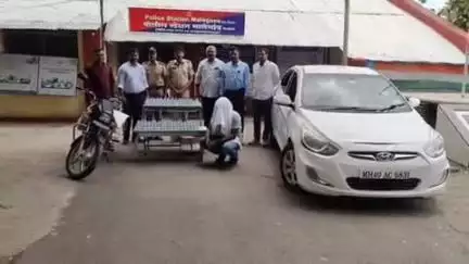 मालेगाव: शहरातील नवीन बस स्थानक येथे अवैध दारू विक्रेत्यासह ६ लाख ५० हजारांचा मुद्देमाल पोलिसांनी केली जप्त