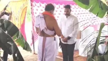 हातकणंगले: पश्चिम महाराष्ट्रात पहिल्यांदाच नेज येथे श्री जगन्नाथ मंदिर उभारणीस प्रारंभ, स्वाई कुटुंबाचा भक्तीमय संकल्प