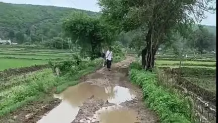 रायसेन: गांव खेड़ा में कीचड़ से भरी सड़कें और स्कूल हुआ जर्जर, बच्चे दूसरे गांव में जाकर पढ़ने को मजबूर #jansamasya