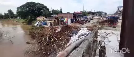 ছয়গাঁও: ছয়গাঁৱত জলসম্পদ বিভাগৰ ভেকোভাওনা, ক্ষোভ প্ৰকাশ স্থানীয় ৰাইজৰ, বিপদসংকুল যাতায়াত ছয়গাঁৱৰ শতাধিক লোকৰ #jansamasya