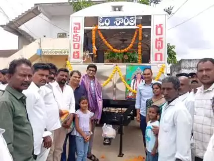 కోరుట్ల: కోరుట్ల మండలంలోని యూసుఫ్ నగర్ గ్రామంలో వైకుంఠ రథాన్ని ప్రారంభించిన ఎమ్మెల్యే డాక్టర్ సంజయ్