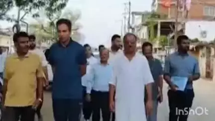 हुज़ूर: रीवा: बरसात को लेकर नगर निगम कमिश्नर अलर्ट, कई वार्डों का किया निरीक्षण और दिए निर्देश