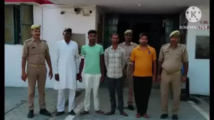 गुन्नौर: धनारी थाना पुलिस ने अलग-अलग गांव से 4 नफर अभियुक्तों को गिरफ्तार कर न्यायालय भेजा