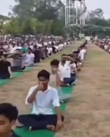 बिल्हौर: बिल्हौर में कृषि विश्वविद्यालय में 1100 लोगों ने सीखा योग, 21 जून को होगा मुख्य कार्यक्रम
