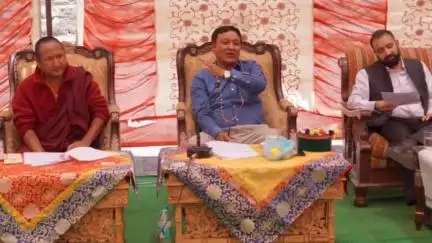 हंगरंग: 27 से 29 अगस्त तक राष्ट्र स्तरीय नरो गयनडुब कार्यक्रम का होगा आयोजन, केबिनेट मंत्री JS नेगी ने अधिकारियों की ली बैठक