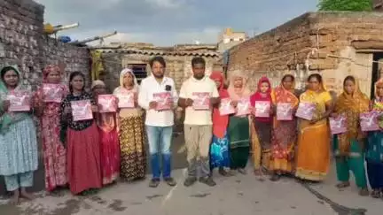 हरनौत: कांग्रेस नेता रवि गोल्डन कुमार ने हरनौत विधानसभा क्षेत्र में 'माई बहिन मान' योजना के लिए चलाया अभियान