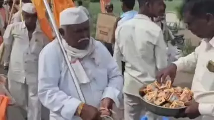 गेवराई: संत मुक्ताबाई पालखीचे बीड जिल्ह्याच्या गेवराईत आगमन