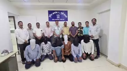 नाशिक: सिल्वासा येथे खून करून फरार 6 आरोपींना गुन्हे शाखा युनिट एकच्या पथकाने गंगापूर नाका येथे केली अटक
