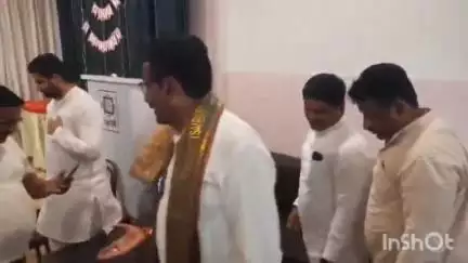 हटा: संगठन सृजन अभियान: हटा पहुंचे कांग्रेस के पर्यवेक्षक, प्रेस कॉन्फ्रेंस की
