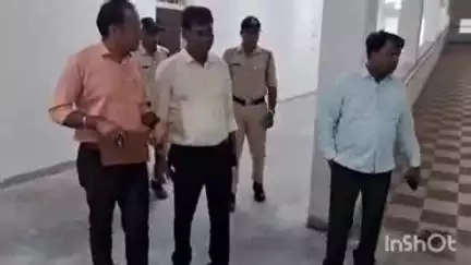 बैतूल नगर: बैतूल कलेक्टर ने किया नई तहसील कार्यालय का निरीक्षण