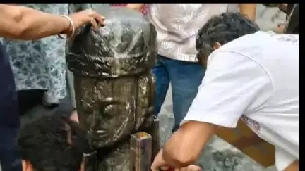 चम्बा: लक्ष्मीनारायण मंदिर चंबा के समीप तोड़े गए गूगल थम को फिर से स्थापित करने की प्रक्रिया शुरू