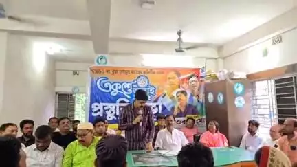 ভাঙড় ১: ২১শে জুলাই শহীদ স্মরণে ভাঙ্গড় ১নং ব্লক তৃনমূল কংগ্রেসের সদস্যদের নিয়ে বিশেষ প্রস্তুতি সভা চন্দনেশ্বর দলীয় কার্যালয়ে