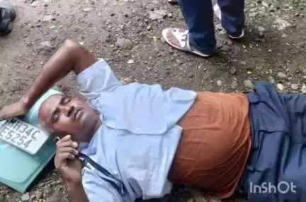 चंद्रपूर: चंद्रपूर बल्लारपूर मार्गावर सैनिक शाळेजवळ दुचाकी वाहनाचा अपघात