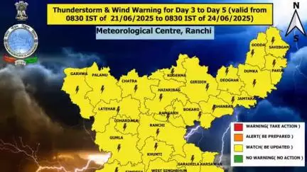 झारखंड में भारी बारिश का अलर्ट | 18-19 जून Weather Update | Low Pressure System Alert 2025

#WeatherUpdate #Jharkhand