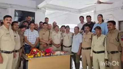 हुज़ूर: गोविंदगढ़ थाने के प्रभारी के रूप में हुआ सिटी कोतवाली थाना प्रभारी अरविंद राठौर का स्थानांतरण, दी गई विदाई