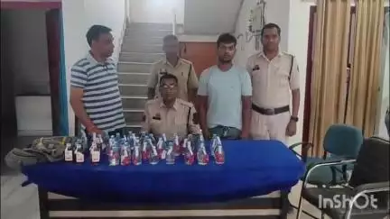 चकरभाठा पुलिस ने वाहन चेकिंग के दौरान 55 पावर अवैध शराब के साथ एक आरोपी को गिरफ्तार कर भेजा जेल