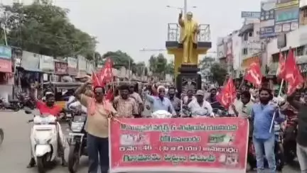 పారిశుద్ధ్య కార్మికుల కు సంక్షేమ పథకాలు అమలు చెయ్యాలి : గుడూరు సీఐటియు