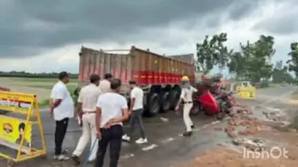 बिहारीगंज: मुरलीगंज-बिहारीगंज रोड पर तुलसिया पेट्रोल पंप के पास ट्रक ने ट्रैक्टर को मारी टक्कर, ट्रैक्टर क्षतिग्रस्त