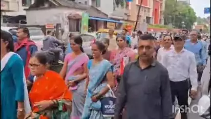 अलिबाग: धेरंड शहापूर चे संतप्त शेतकरी धडकले रायगड जिल्हाधिकारी कार्यालयावर