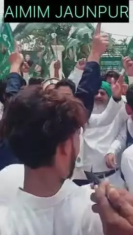 AIMIM zindabad,Jaunpur unit zindabad, Asaduddin owaisi zindabaad