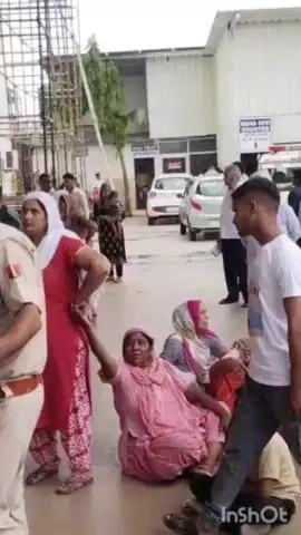 भरतपुर: भरतपुर के एक निजी अस्पताल में मजदूर की मौत पर परिजनों ने किया हंगामा
