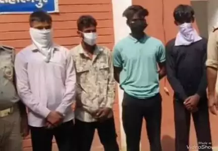 नकुड: तीतरो रोड से पुलिस ने हलवाई पर हमला करने वाले चार अभियुक्तों को किया गिरफ्तार