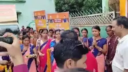 ଧର୍ମଗଡ: କାଙ୍କେରୀ ପଞ୍ଚାୟତରେ ପହଞ୍ଚିଲା ବିକାଶ ବାହନ ରଥ