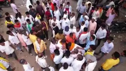 पप्पू यादव जी का पोखराहां पंचायत में पैक्स प्रत्याशी के लिए नामांकन