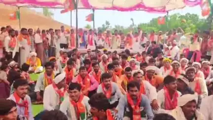 निवाली: ग्राम मौजाली में भाजपा समर्थित सरपंच सहित 200 लोगों ने कांग्रेस छोड़ भाजपा का दामन थामा