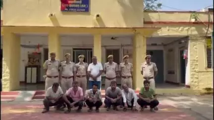 पचपहाड़: भवानीमंडी में पुलिस ने एरिया डोमिनेशन अभियान के तहत 6 वारंटियों को किया गिरफ्तार