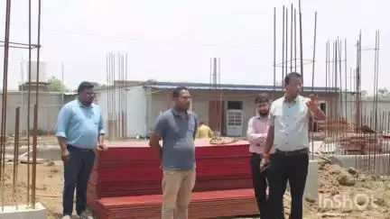 कलेक्टर ने किया निर्माणाधीन जिला चिकित्सालय सारंगढ़-बिलाईगढ़ का आकस्मिक निरीक्षण