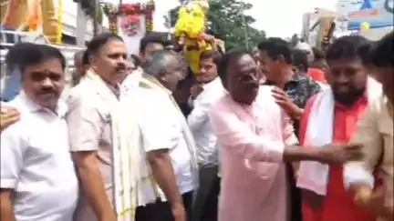 ಮೈಸೂರು: ನಗರದಲ್ಲಿ ಗಣಪತಿ ಸಚ್ಚಿದಾನಂದ ಸ್ವಾಮೀಜಿ 83ನೇ ವರ್ದಂತೋತ್ಸವ ನಿಮಿತ್ತ ಶೋಭಾ ಯಾತ್ರೆ