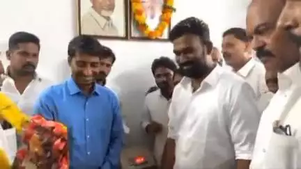 ధర్మవరం మండలం పోతుకుంట లో కొత్త ప్రభుత్వ స్టోర్ ప్రారంభించిన టిడిపి ఇన్చార్జ్ పరిటాల శ్రీరామ్.