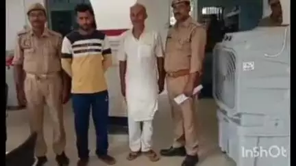 उन्नाव में पुलिस की कार्रवाई, नजीरपुर बसतापुर एससी-एसटी एक्ट के दो वारंटी पिता-पुत्र गिरफ्तार