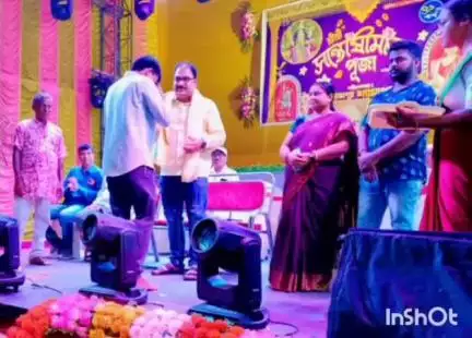 আমতা ১: হাওড়া আমতার চকশ্রীরামপুর শ্যামাপ্রসাদ স্মৃতি সংঘের ৪২ তম সন্তোষী পূজার শুভ উদ্বোধন অনুষ্ঠান উপস্থিত বিধায়ক