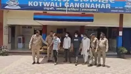 रूड़की: गंगनहर कोतवाली पुलिस ने अलग-अलग जगह पर लड़ाई-झगड़ा कर शांति व्यवस्था भंग करने वाले चार लोगों को किया गिरफ्तार