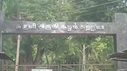 உத்தமபாளையம்: சுருளி அருவியில் நீர்வரத்து சீரானதை தொடர்ந்து குளிப்பதற்கு வனத்துறையினர் அனுமதி வழங்கினர்