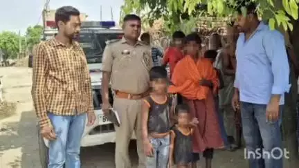 थावे: पैठानपट्टी बाजार से लापता हुए दो बच्चों को डायल-112 की टीम ने आधे घंटे में ढूंढकर परिजनों को सौंपा