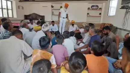 नागौर: नागौर में 8 जून को होने वाले महासम्मेलन को लेकर रविवार को नागौर जिले के गांवों में प्रचार किया, अध्यक्ष राज शेखावत ने